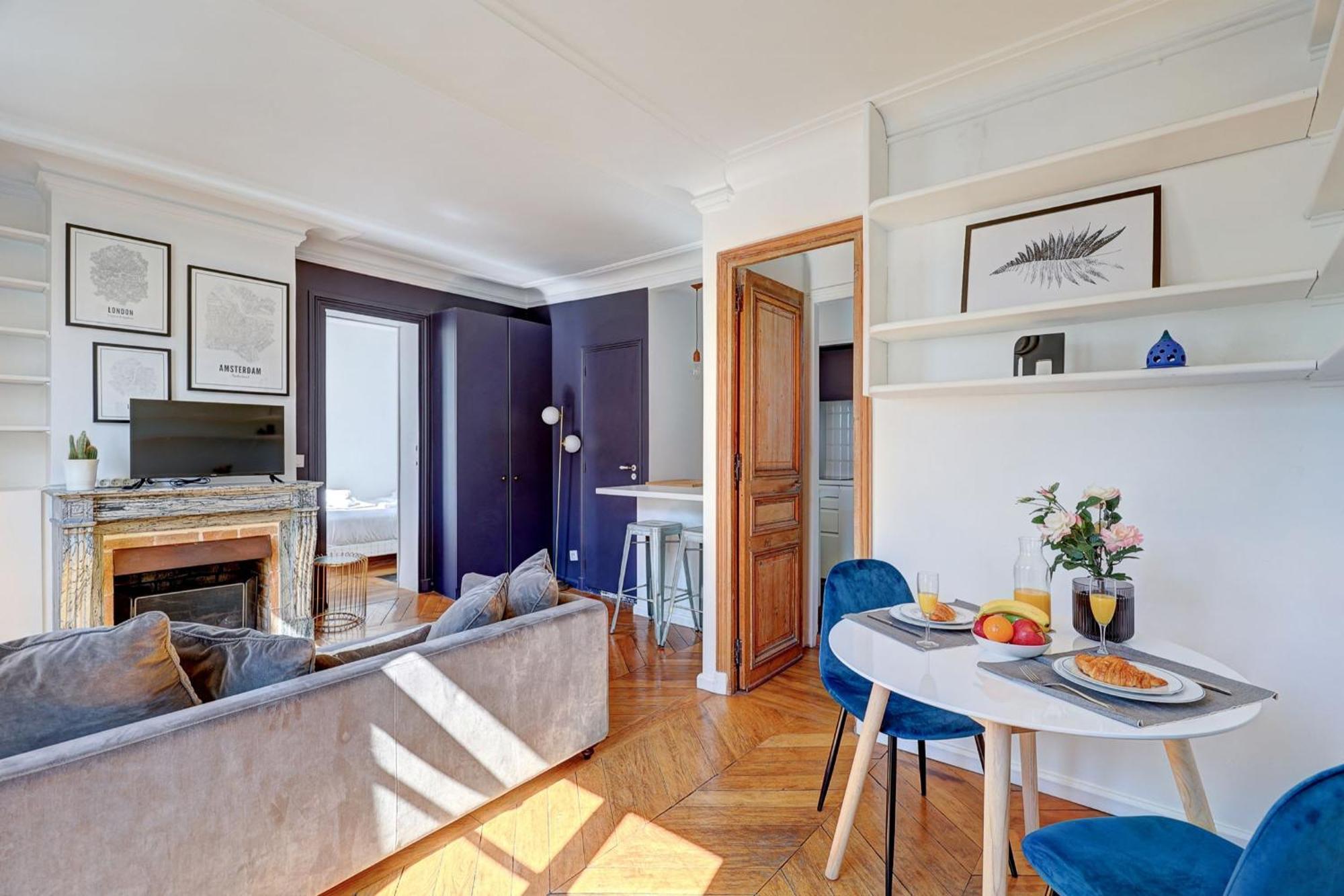 파리 Marais - 1Br 아파트 외부 사진